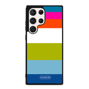 COACH NEW YORK STRIPE 2 Samsung Galaxy S23 Ultra Case Cover