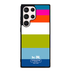 COACH NEW YORK STRIPE Samsung Galaxy S23 Ultra Case Cover