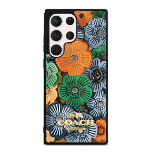 COACH NEW YORK TEA ROSE Samsung Galaxy S23 Ultra Case Cover