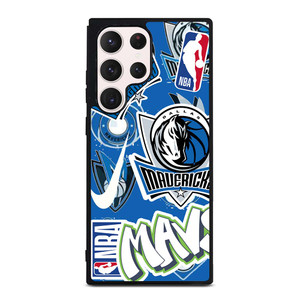 DALLAS MAVERICKS NBA STICKER BOMB Samsung Galaxy S23 Ultra Case Cover