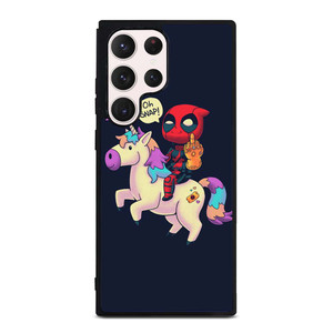 DEADPOOL UNICORN MIDDLE FINGERS Samsung Galaxy S23 Ultra Case Cover