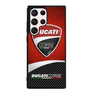 DUCATI CORSE LOGO CARBON Samsung Galaxy S23 Ultra Case Cover