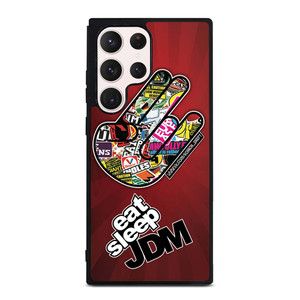 EAT SLEEP JDM LOGO Samsung Galaxy S23 Ultra Case Cover