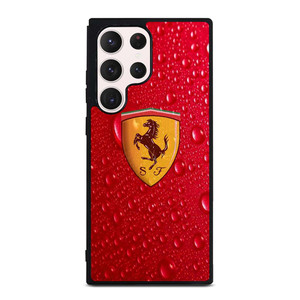 FERRARI DROP WATER RED Samsung Galaxy S23 Ultra Case Cover FERRARI DROP WATER RED Samsung Galaxy S23 Ultra Case Cover