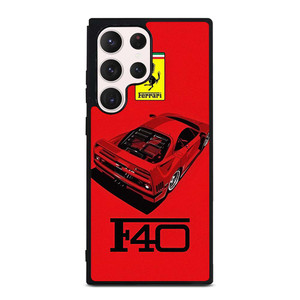 FERRARI F40 SUPERCAR LOGO Samsung Galaxy S23 Ultra Case Cover FERRARI F40 SUPERCAR LOGO Samsung Galaxy S23 Ultra Case Cover