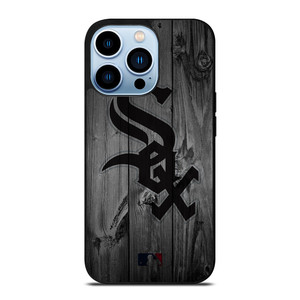 CHICAGO WHITE SOX BASEBALL MLB WOOD LOGO iPhone 13 Pro Max Case Cover