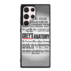 GREY'S ANATOMY QUOTES Samsung Galaxy S23 Ultra Case Cover