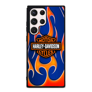 HARLEY DAVIDSON BLUE FLAME LOGO Samsung Galaxy S23 Ultra Case Cover HARLEY DAVIDSON BLUE FLAME LOGO Samsung Galaxy S23 Ultra Case Cover