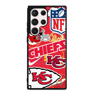 KANSAS CITY CHIEFS NFL STICKER BOMB Samsung Galaxy S23 Ultra Case Cover KANSAS CITY CHIEFS NFL STICKER BOMB Samsung Galaxy S23 Ultra Case Cover