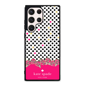 KATE SPADE PINK POLKADOTS Samsung Galaxy S23 Ultra Case Cover KATE SPADE PINK POLKADOTS Samsung Galaxy S23 Ultra Case Cover