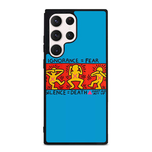 KEITH HARING SILENCE DEATH Samsung Galaxy S23 Ultra Case Cover