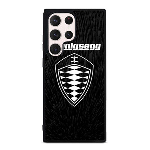 KOENIGSEGG LOGO BLACK PATTERN Samsung Galaxy S23 Ultra Case Cover
