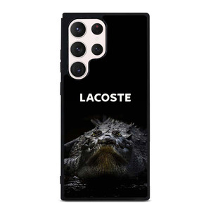 LACOSTE CROCODILE BLACK Samsung Galaxy S23 Ultra Case Cover