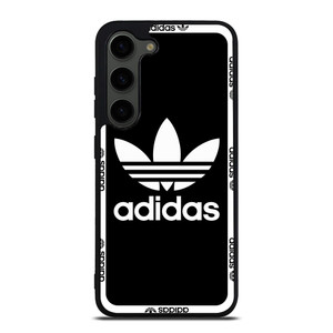 ADIDAS TREFOIL ROUND BLACK Samsung Galaxy S23 Plus Case Cover