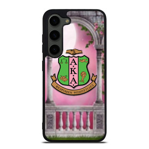 AKA PINK AND GREEN LOGO Samsung Galaxy S23 Plus Case Cover