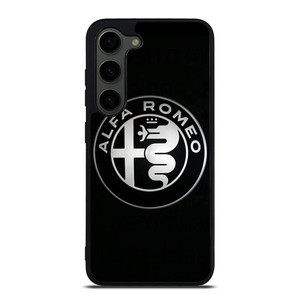 ALFA ROMEO METAL BLACK Samsung Galaxy S23 Plus Case Cover ALFA ROMEO METAL BLACK Samsung Galaxy S23 Plus Case Cover