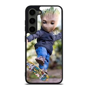 BABY GROOT SKATEBOARD Samsung Galaxy S23 Plus Case Cover