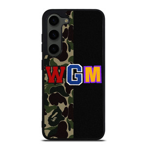 BAPE WGM CAMO Samsung Galaxy S23 Plus Case Cover