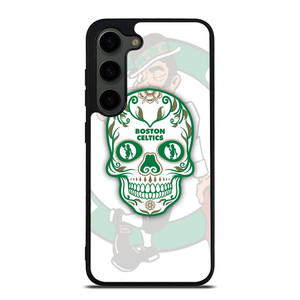 BOSTON CELTICS BASKET SKULL Samsung Galaxy S23 Plus Case Cover