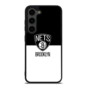 BROOKLYN NETS NBA BLACK WHITE Samsung Galaxy S23 Plus Case Cover