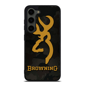 BROWNING ARMS CAMO CARBON Samsung Galaxy S23 Plus Case Cover