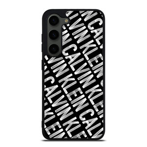 CALVIN KLEIN LOGO PATTERN Samsung Galaxy S23 Plus Case Cover