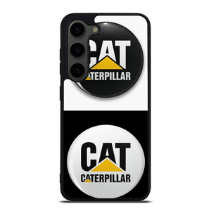 CAT CATERPILLAR WHITE BLACK Samsung Galaxy S23 Plus Case Cover