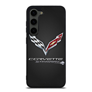 CORVETTE STINGRAY C7 CARBON LOGO Samsung Galaxy S23 Plus Case Cover
