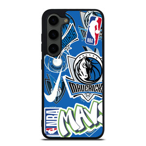 DALLAS MAVERICKS NBA STICKER BOMB Samsung Galaxy S23 Plus Case Cover