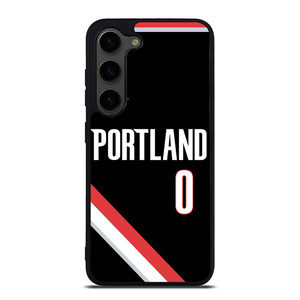 DAMIAN LILLARD PORTLAND TRAIL BLAZERS BLACK Samsung Galaxy S23 Plus Case Cover