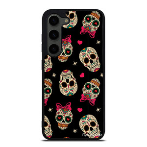 DAY OF THE DEAD CUTE PATTERN Samsung Galaxy S23 Plus Case Cover