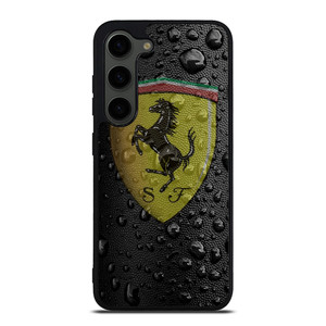 FERRARI DROP WATER BLACK Samsung Galaxy S23 Plus Case Cover
