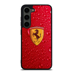 FERRARI DROP WATER RED Samsung Galaxy S23 Plus Case Cover