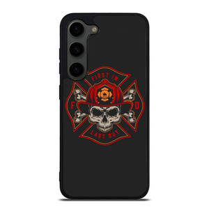FIREFIGHTER FIREMAN SKULL LOGO Samsung Galaxy S23 Plus Case Cover FIREFIGHTER FIREMAN SKULL LOGO Samsung Galaxy S23 Plus Case Cover