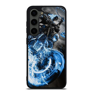 GHOST RIDER BLUE FIRE Samsung Galaxy S23 Plus Case Cover GHOST RIDER BLUE FIRE Samsung Galaxy S23 Plus Case Cover