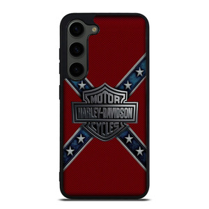 HARLEY DAVIDSON FLAG CARBON Samsung Galaxy S23 Plus Case Cover