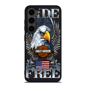 HARLEY DAVIDSON FREE RIDE EAGLE Samsung Galaxy S23 Plus Case Cover