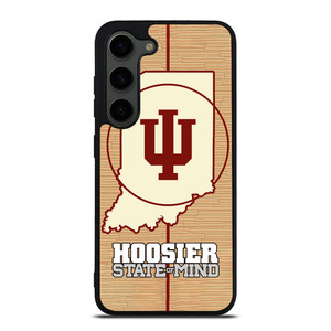 HOOSIER STATE OF MIND INDIANA WOODEN LOGO Samsung Galaxy S23 Plus Case Cover
