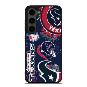 HOUSTON TEXANS NFL STICKER BOMB Samsung Galaxy S23 Plus Case Cover