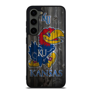 KANSAS JAYHAWKS WOODEN LOGO Samsung Galaxy S23 Plus Case Cover KANSAS JAYHAWKS WOODEN LOGO Samsung Galaxy S23 Plus Case Cover