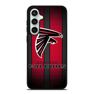 ATLANTA FALCONS METAL LOGO NFL Samsung Galaxy S23 FE Case Cover
