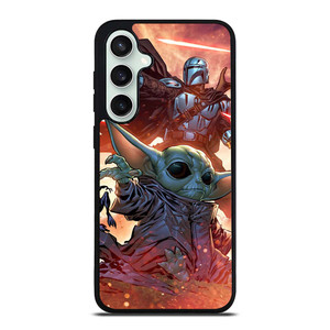 BABY YODA AND THE MANDALORIAN STAR WARS Samsung Galaxy S23 FE Case Cover
