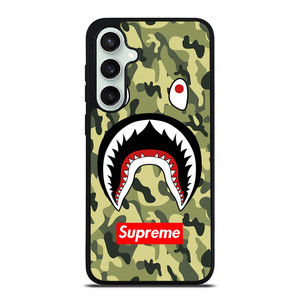 BAPE BATHING CAMO SHARK SUPREME Samsung Galaxy S23 FE Case Cover