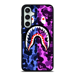BAPE CAMO LOGO BLUE PURPLE Samsung Galaxy S23 FE Case Cover