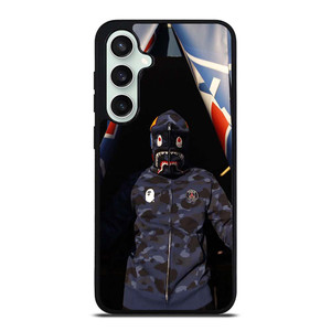 BAPE CAMO SHARK PARIS SAINT GERMAIN Samsung Galaxy S23 FE Case Cover BAPE CAMO SHARK PARIS SAINT GERMAIN Samsung Galaxy S23 FE Case Cover