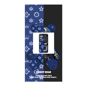 BEAR BRICK KAWS ROBOT BLUE Samsung Galaxy S23 FE Case Cover