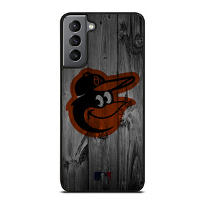 BALTIMORE ORIOLES BASEBALL MLB WOOD LOGO Samsung Galaxy S21 Plus Case Cover