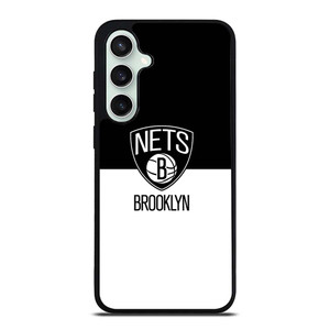 BROOKLYN NETS NBA BLACK WHITE Samsung Galaxy S23 FE Case Cover