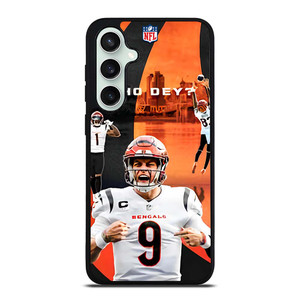 CINCINNATI BENGALS NFL JOE BURROW Samsung Galaxy S23 FE Case Cover CINCINNATI BENGALS NFL JOE BURROW Samsung Galaxy S23 FE Case Cover