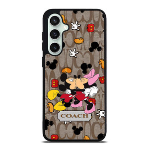 COACH MICKEY MINNIE MOUSE KISS Samsung Galaxy S23 FE Case Cover COACH MICKEY MINNIE MOUSE KISS Samsung Galaxy S23 FE Case Cover